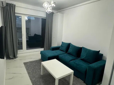Apartament lux de 2 camere, 50 mp, balcon spatios, centrala proprie, zona Pipera