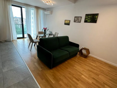 Apartament de 2 camere, balcon, centrala, metrou, Aviatiei Atlas Residence