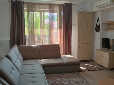 Apartament de 2 camere complet mobilat, aproape de Mega Mall, centrală proprie