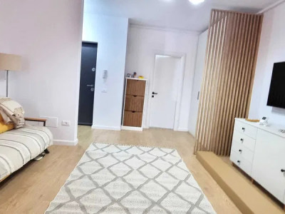 Apartament de 2 camere, 55 mp, centrala, parcare, terasa, AC, Drumul Belsugului