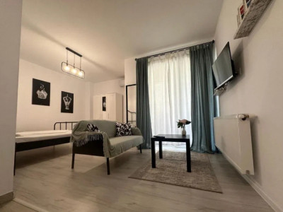 Garsonieră modernă, complet utilată, cu terasă – Codrea Residence, Sector 3