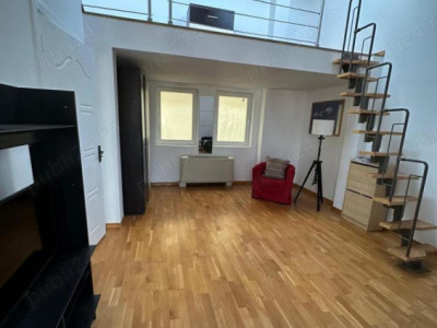 Loft tip garsonieră, mobilat și utilat, balcon generos- zona Decebal