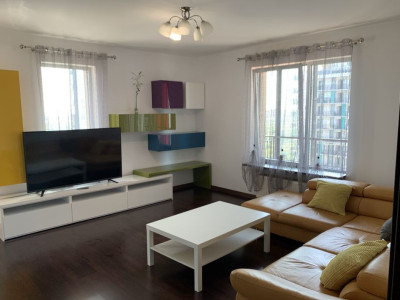 Apartament de 3 camere, 80 mp, balcon 35 mp, zona Asmita Gardens