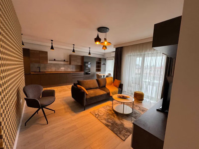 Apartament de 2 camere, 61 mp ,centrala, parcare, Tunari Resort Residence