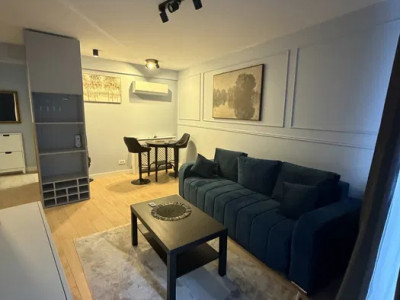 Apartament de 2 camere, 46 mp, prima închiriere, centrala, balcon, Herastrau 