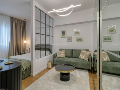 Garsonieră modernă, renovată, Dristor – prima închiriere, 2 min metrou, etaj 2/9
