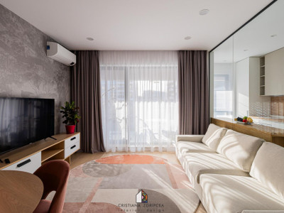 Apartament de 2 camere, 50 mp, centrala, balcon, Nusco City