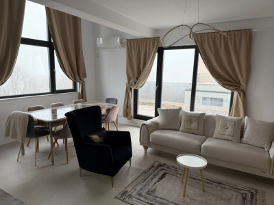 Duplex de 3 camere, 100 mp, parcare, aproape de metrou, zona Straulesti 