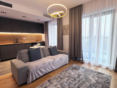 Apartament de 2 camere, 60 mp, centrala, balcon, The Level 2 Straulesti