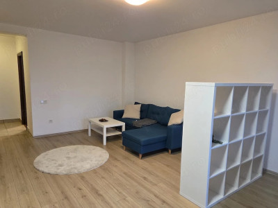 Apartament de 2 camere, 58 mp, parcare, centrala, balcon, Straulesti 
