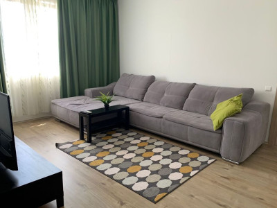 Apartament de 2 camere, 52 mp, parcare, centrala, balcon, Greenfield Băneasa