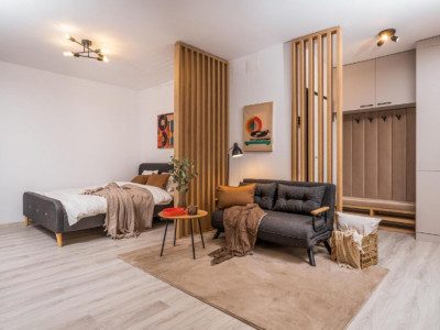 Garsonieră modernă – Timpuri Noi, 43 mp, prima închiriere, 2 min metrou