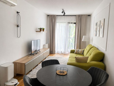 Apartament de 2 camere, 50 mp, prima închiriere ,centrala, Aviației Park