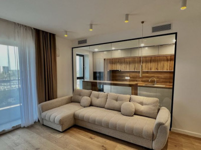 Apartament de 2 camere, 56 mp, prima închiriere, centrala, balcon, Nusco City