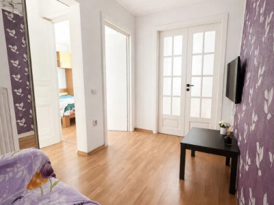 Apartament de 2 camere, 40 mp, centrala, boxa, curte, zona Domenii