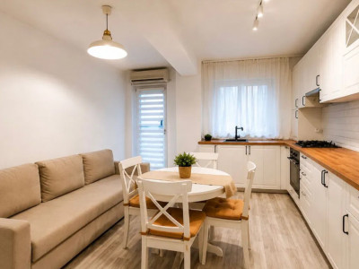 Apartament de 2 camere, 46 mp, centrala, terasa, complex Maramureș Otopeni