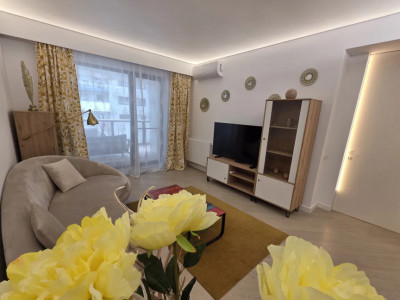 Apartament de 2 camere, 52 mp, parcare, bucătărie separată, Cortina North