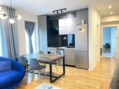 Apartament de 2 camere, 60 mp, incalzire prin pardoseala, terasa, zona Baneasa